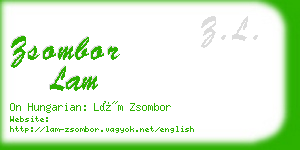 zsombor lam business card